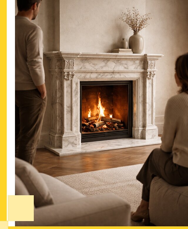 Мраморные камины под ключ в Пензе от 256625 р. | ЭриданПнз