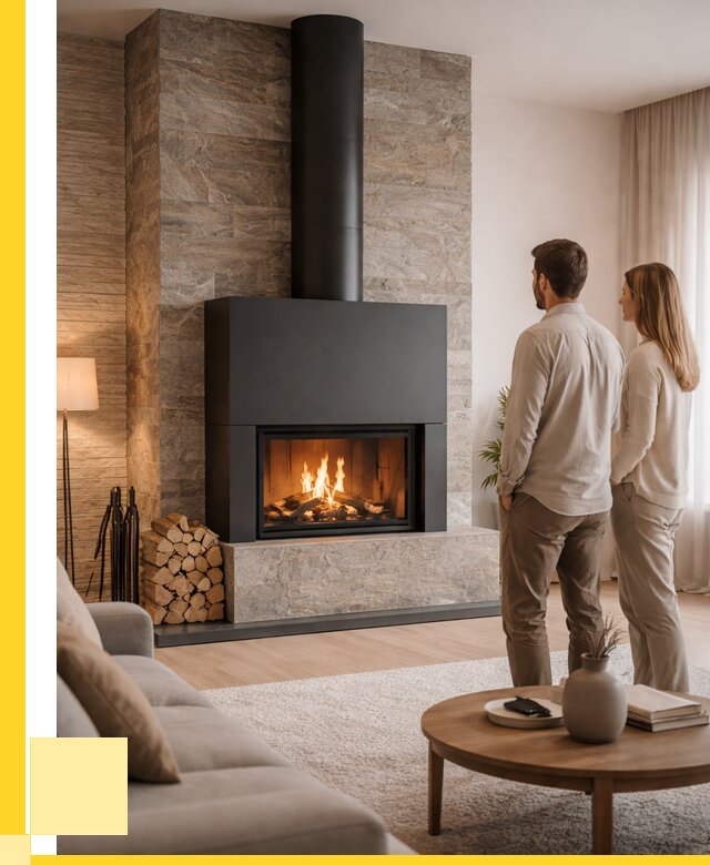 Закрытые камины под ключ в Пензе от 123180 р., ЭриданПнз