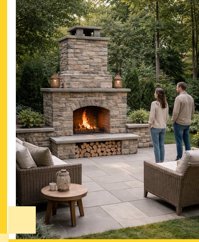 Уличные камины из кирпича в Пензе от 153975 р. | ЭриданПнз