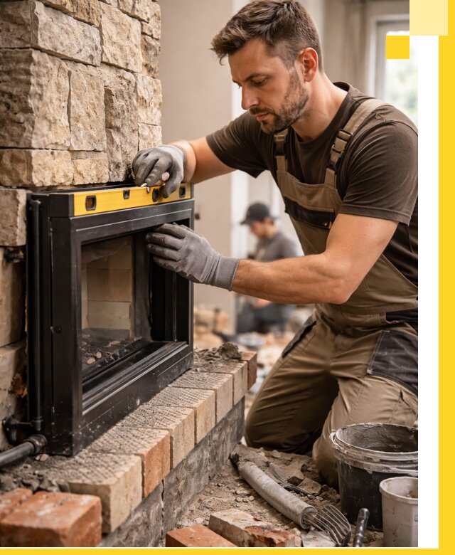 Дровяные камины под ключ в Пензе: монтаж, обустройство