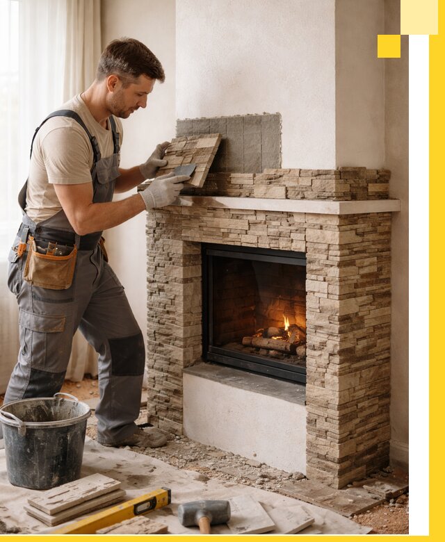 Изготовление и монтаж каминов для дома под ключ в Пензе