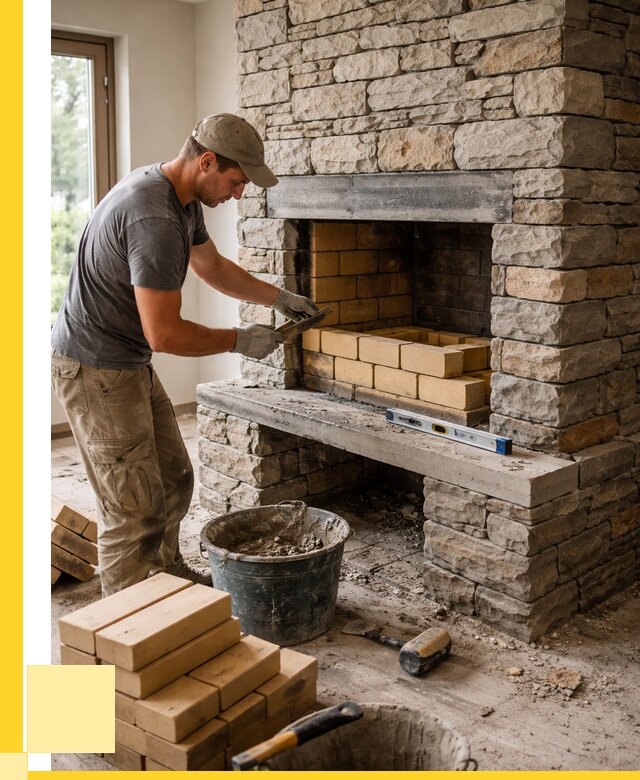 Кладка каминов и камина в Пензе от 25663 р. ЭриданПнз