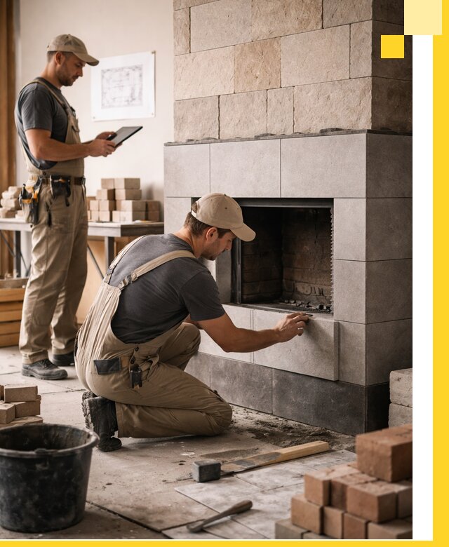 Индивидуальные проекты каминов и каминных систем в Пензе