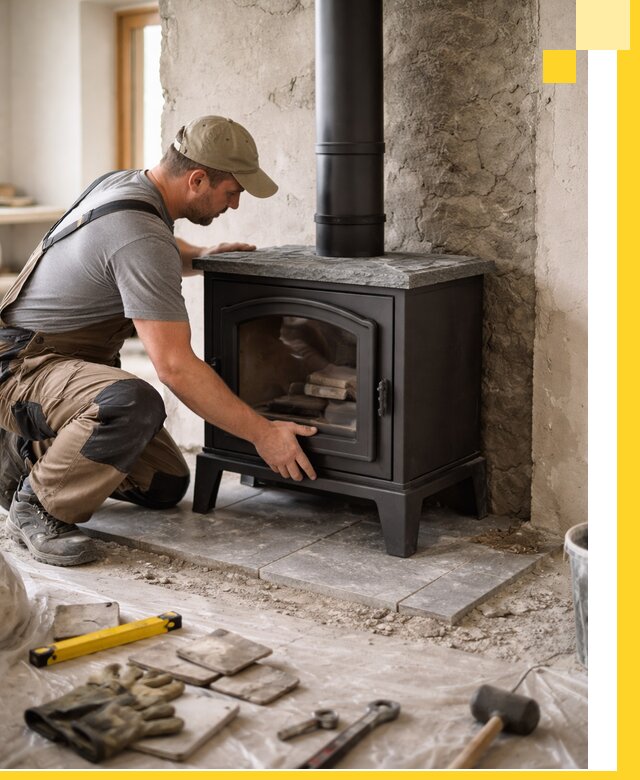 Профессиональный монтаж печей и каминов в Пензе под ключ