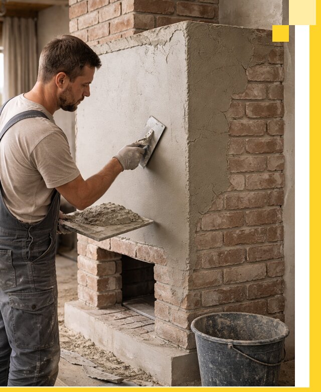 Отделка печей и облицовка каминов в Пензе под ключ