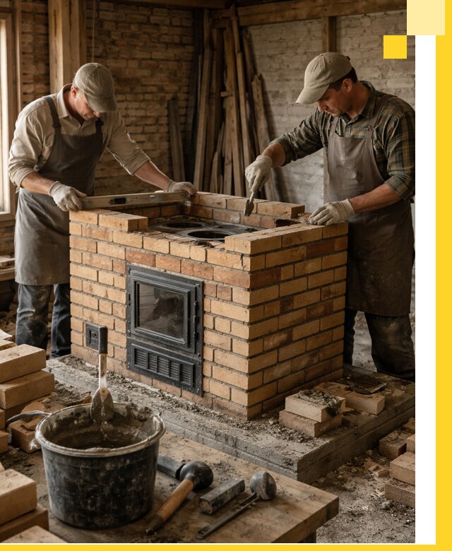 Изготовление и установка варочных печей под ключ в Пензе