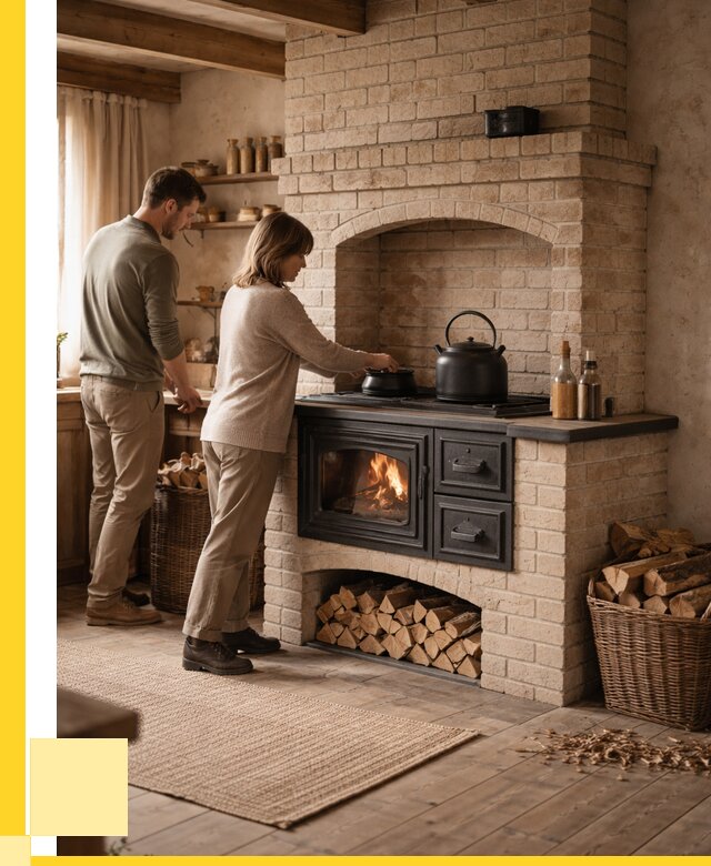 Печи с плитой в Пензе от 46193 р. | ЭриданПнз — кирпичная печь