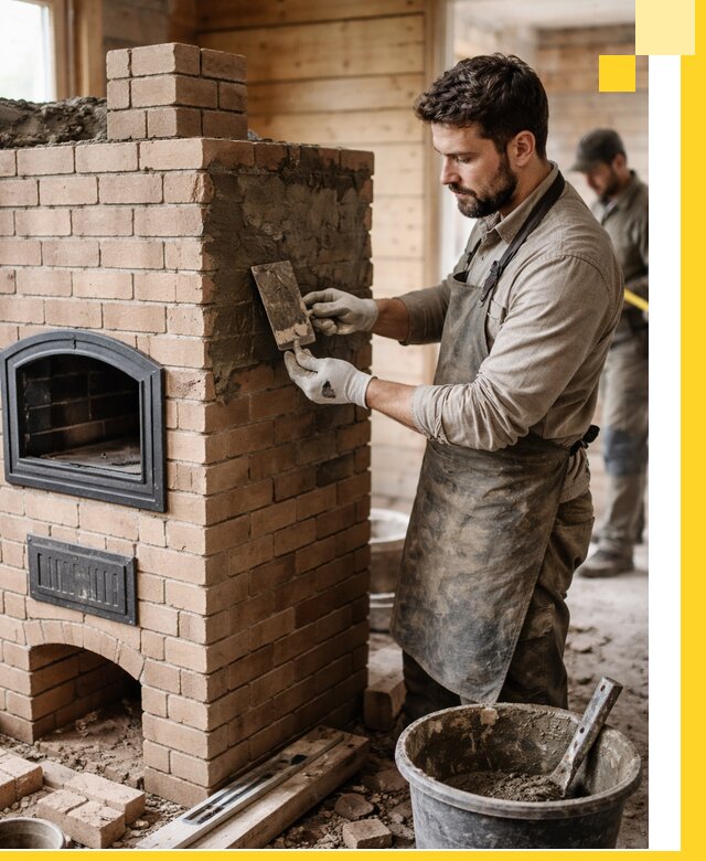 Изготовление и установка печей-шведок под ключ в Пензе