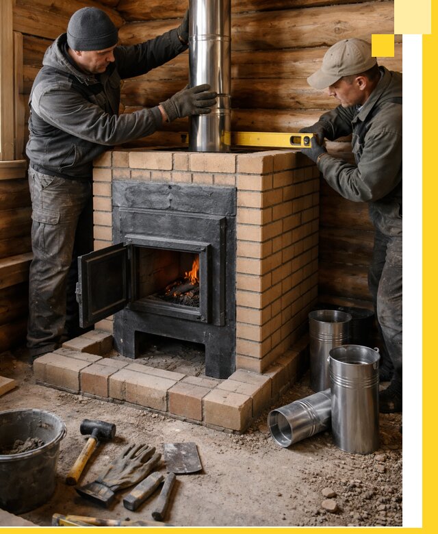 Проектирование, изготовление и установка банных печей в Пензе