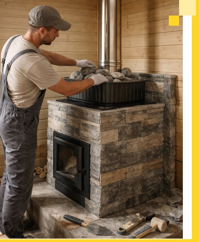 Печи для парной в Пензе, производство, монтаж и обслуживание