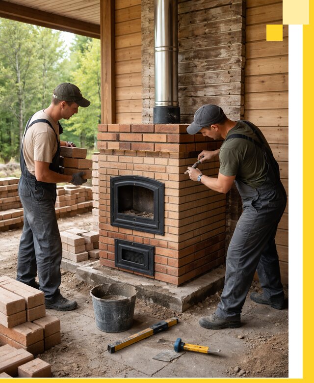 Производство и установка дачных печей под ключ в Пензе