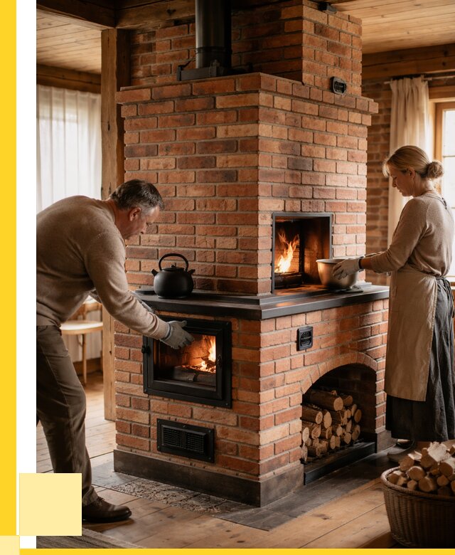 Печи для загородного дома под ключ в Пензе от 82120 р. | ЭриданПнз