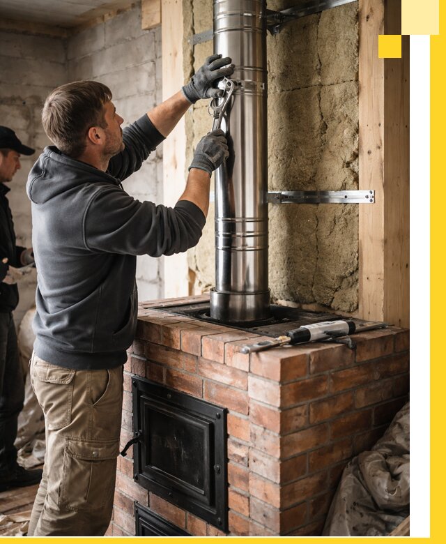Изготовление и монтаж печей и дымоходов под ключ в Пензе