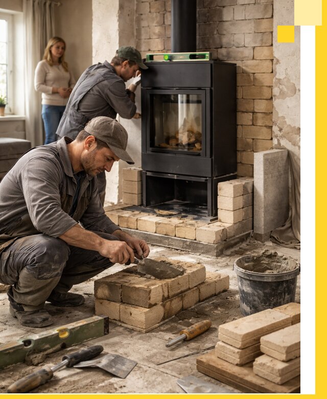 Печи и камины под ключ: проект, установка в Пензе