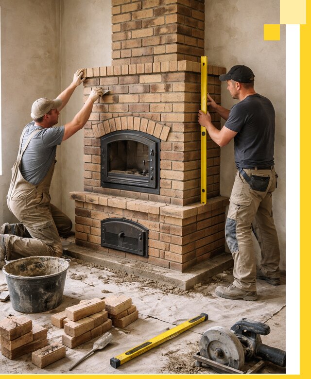 Продажа и установка печей и каминов для дома под ключ в Пензе