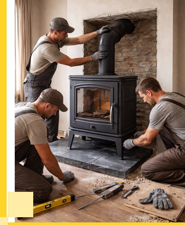 Монтаж печи камина в частном доме в Пензе от 25663 р. | ЭриданПнз