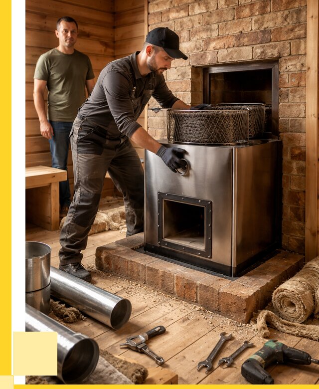 Монтаж банных печей под ключ в Пензе от 18477 р., ЭриданПнз