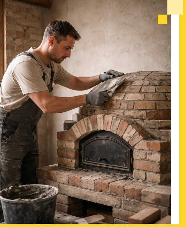 Изготовление и монтаж помпейских печей на заказ в Пензе