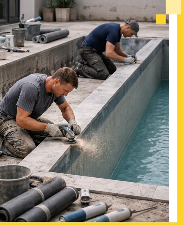 Профессиональный ремонт бассейнов под ключ в Пензе