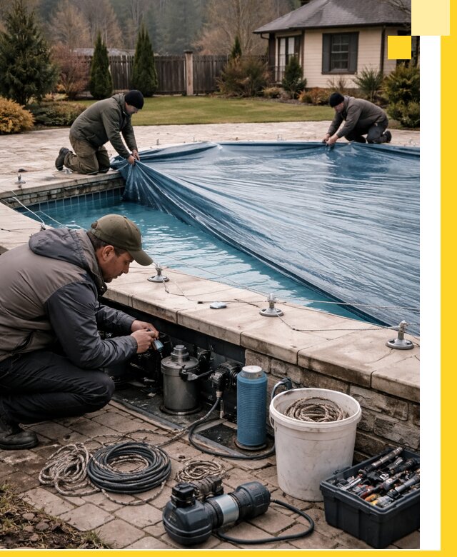 Консервация бассейнов в Пензе: подготовка к длительному хранению