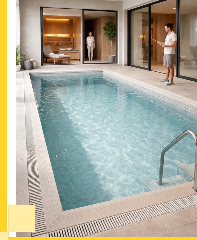 Отделка бассейна пленкой ПВХ в Пензе от 3593 р. - ЭриданПнз