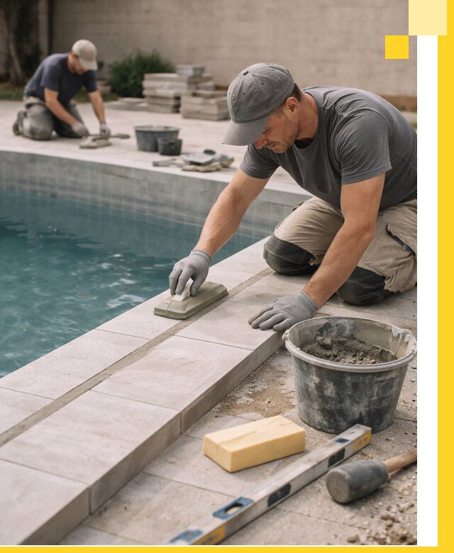 Отделка бассейнов в Пензе: декоративная отделка и гидроизоляция