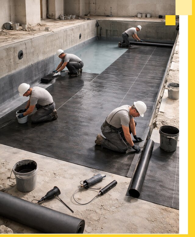 Профессиональная гидроизоляция бассейнов и чаш в Пензе под ключ