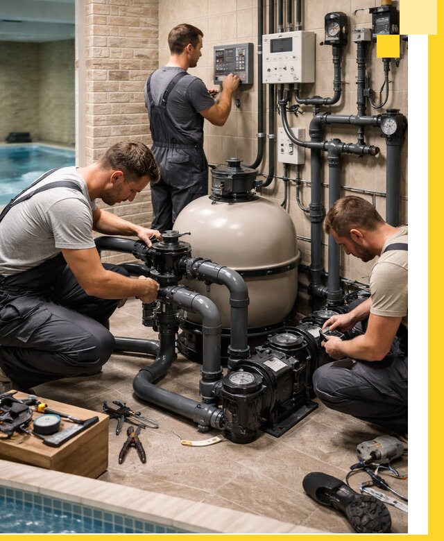 Комплексное оборудование для бассейнов под ключ в Пензе