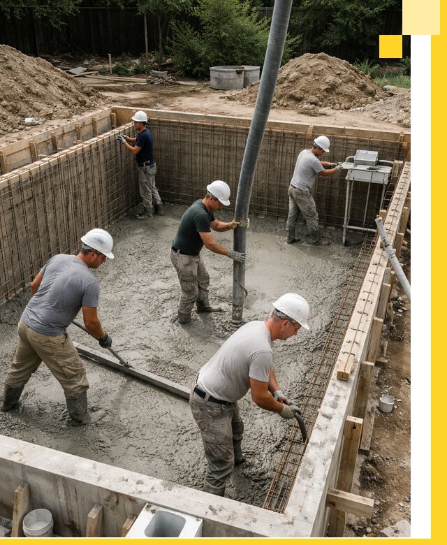 Строительство бетонных бассейнов под ключ в Пензе