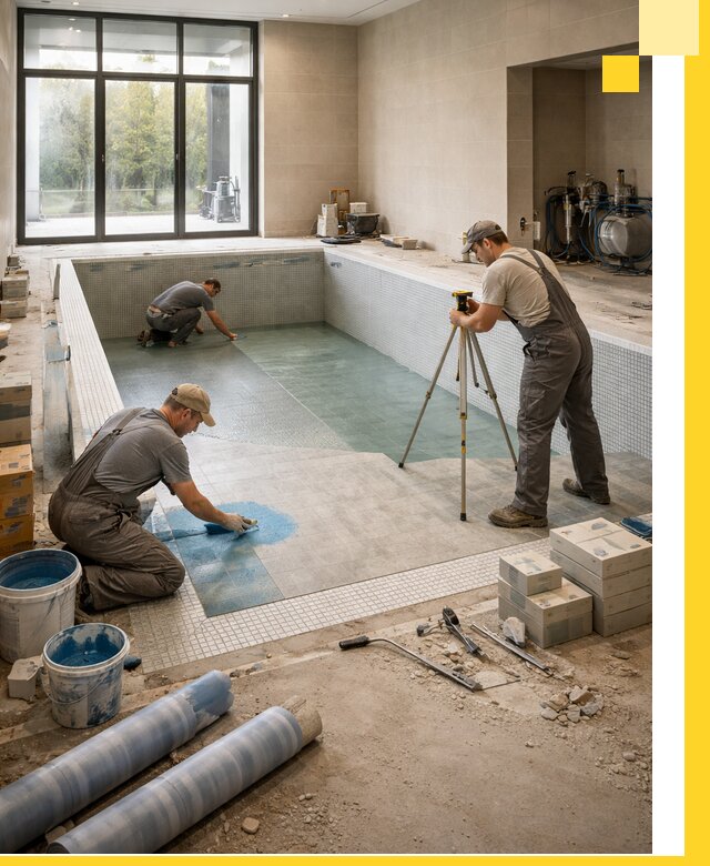 Проект и строительство закрытых бассейнов в Пензе под ключ