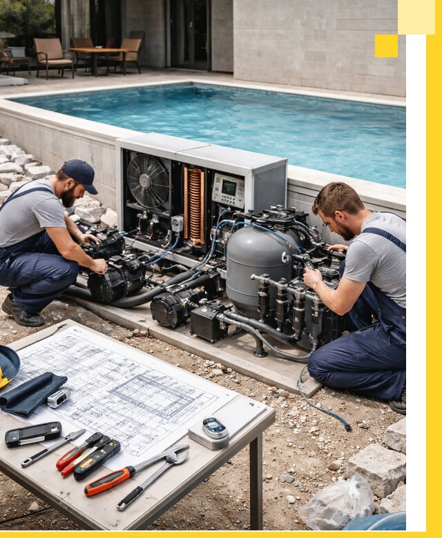 Проектирование и монтаж бассейнов с подогревом в Пензе