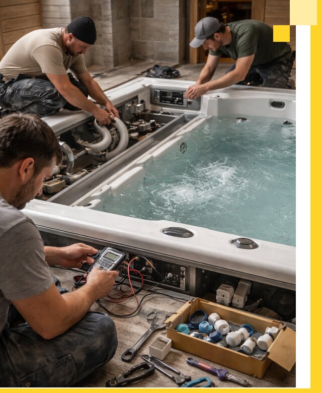 Гидромассажные бассейны под ключ в Пензе, дизайн и монтаж