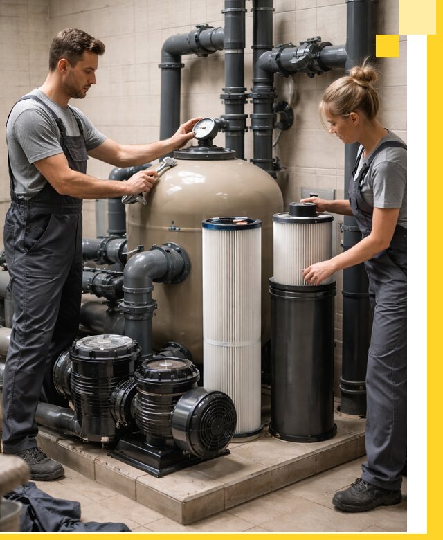 Фильтры и системы фильтрации для бассейнов в Пензе