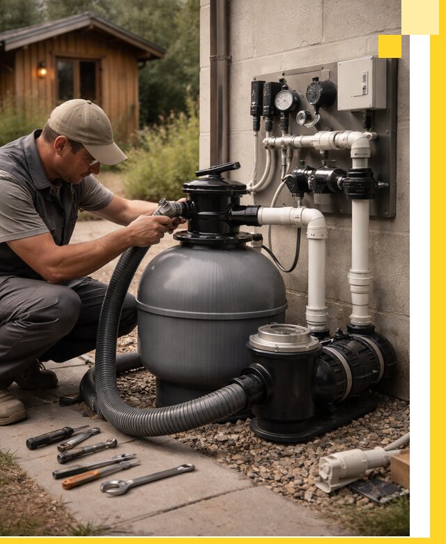 Продажа и монтаж фильтров и насосов для бассейнов в Пензе