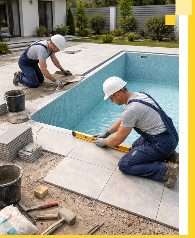 Строительство и монтаж плавательных бассейнов под ключ в Пензе