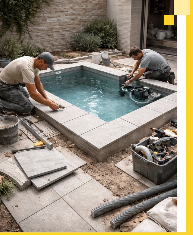 Мини бассейны под ключ в Пензе, дизайн и установка