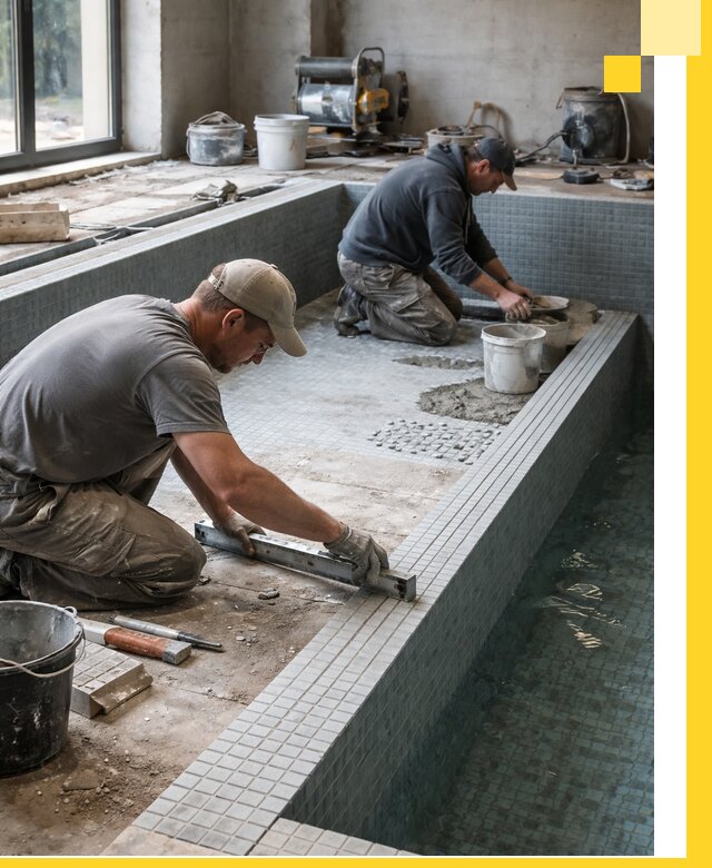 Строительство бассейна в частном доме в Пензе под ключ