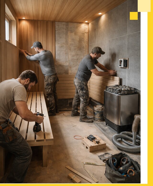 Сауны под ключ в Пензе, проектирование, строительство, отделка