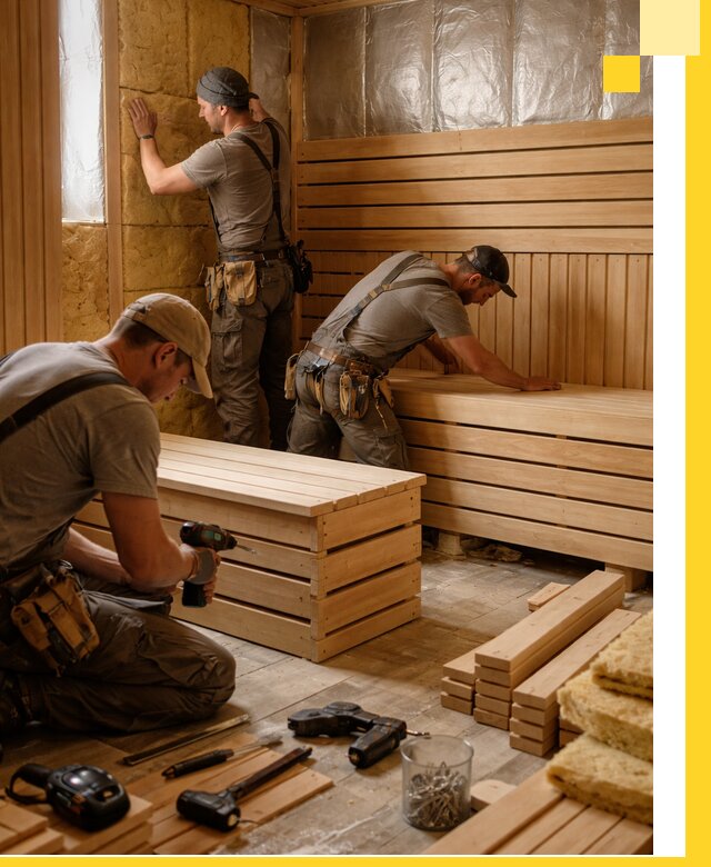 Профессиональное строительство саун под ключ в Пензе