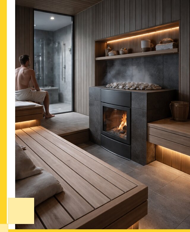 Проект сауны в частном доме в Пензе от 35928 р. | ЭриданПнз