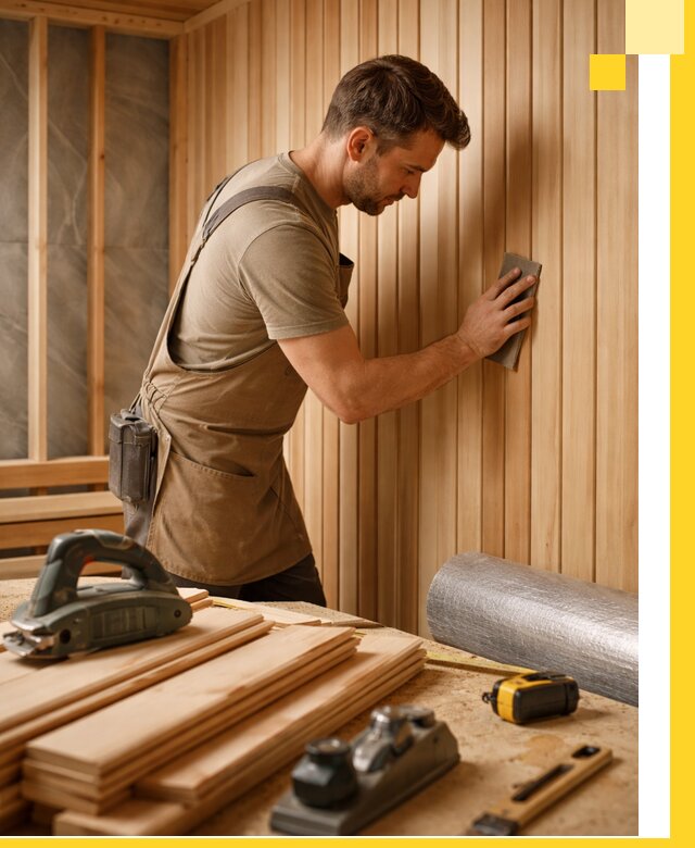 Профессиональная отделка саун и парных под ключ в Пензе