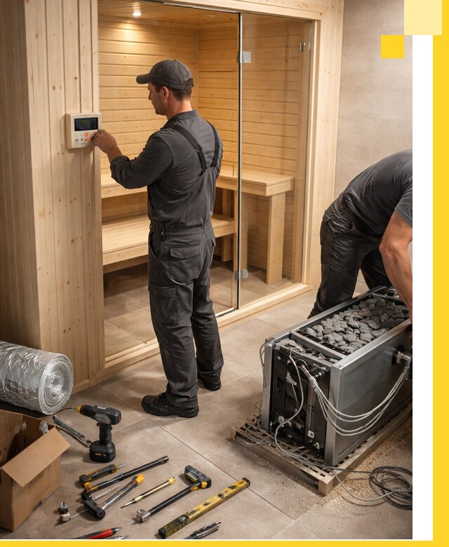 Поставка, установка и монтаж электрических саун в Пензе