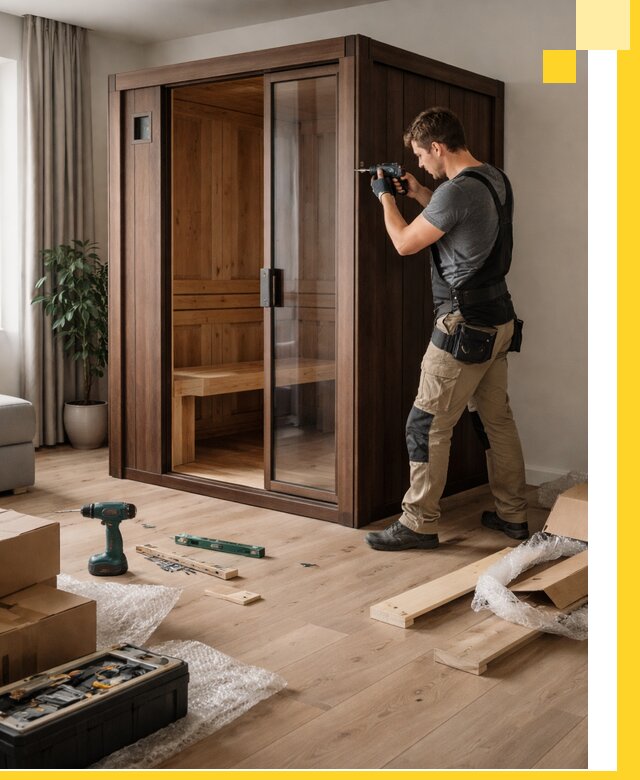 Установка и производство мини саун под ключ в Пензе