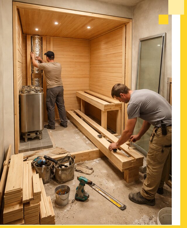 Проектирование и установка домашних саун под ключ в Пензе