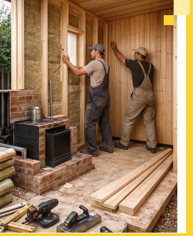 Строительство и установка дачных саун под ключ в Пензе