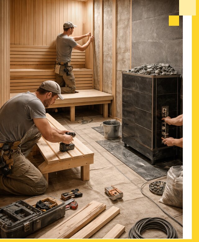 Дизайн и строительство интерьерных саун под ключ в Пензе