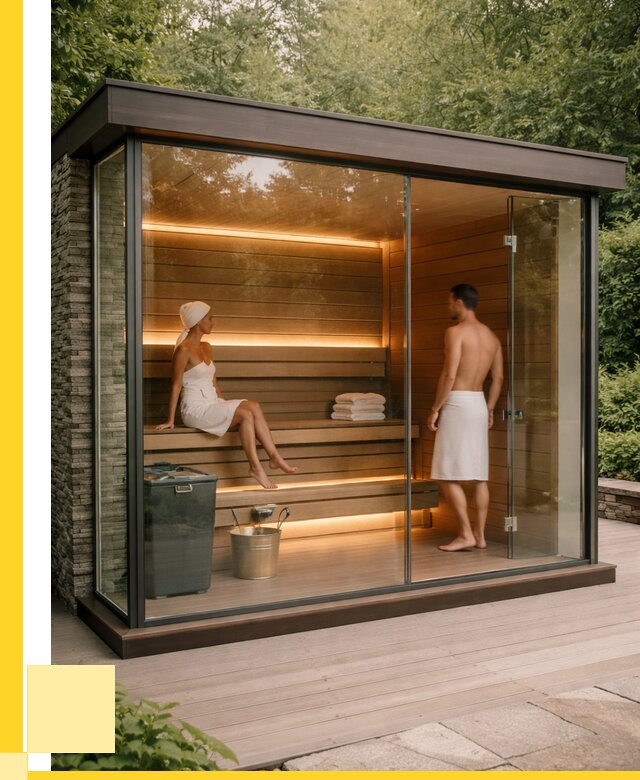 Сауна стеклянная и двери для сауны в Пензе от 256625 р. | ЭриданПнз