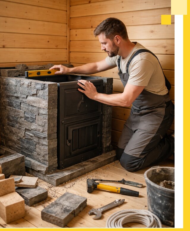 Производство и установка печей для саун под ключ в Пензе