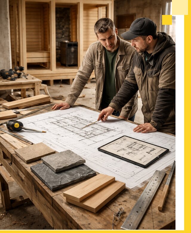 Проекты бань под ключ и планы строительства в Пензе