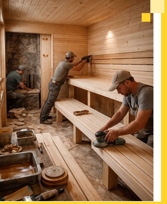 Профессиональная отделка бань в Пензе под ключ, с гарантией